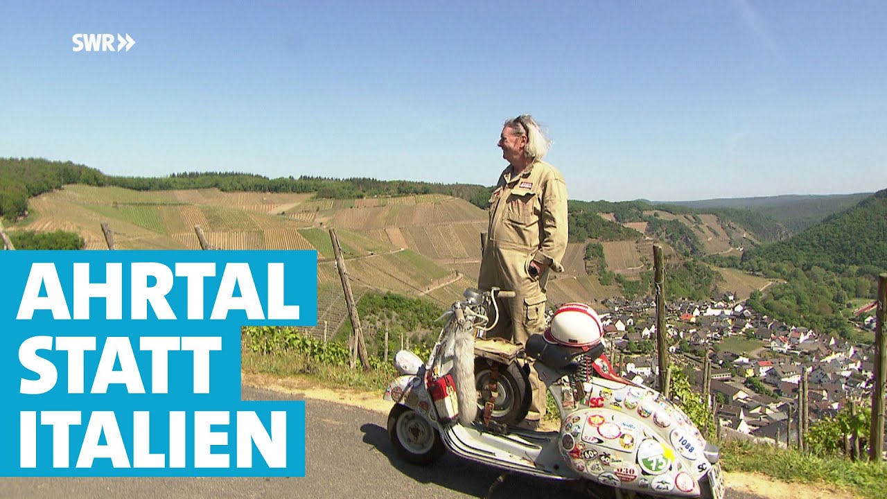 Auf der Uralt-Vespa durchs Ahrtal statt Italien