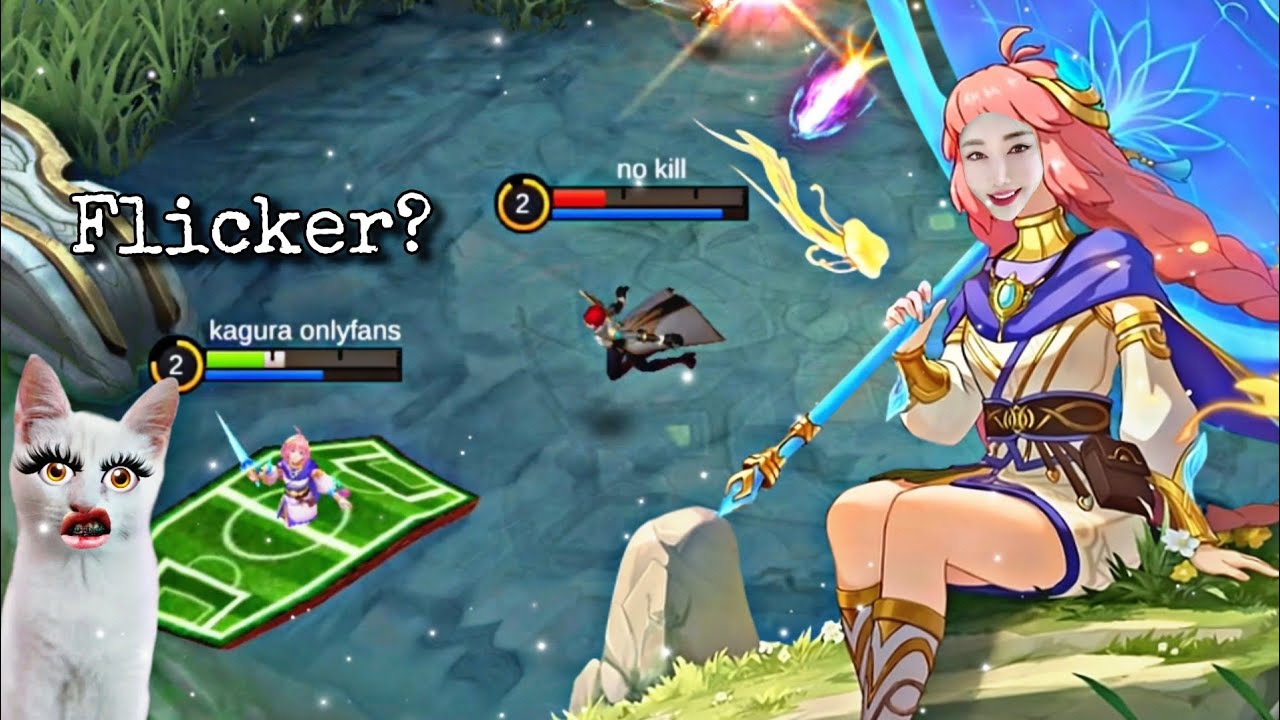 ENEMY TEAM SO FLOPPY 😭 I JUST SMACK THEIR COOCHAY 💅 WITH WET UMBRELLA | KAGURA FLOPTOK #mlbb #kagura