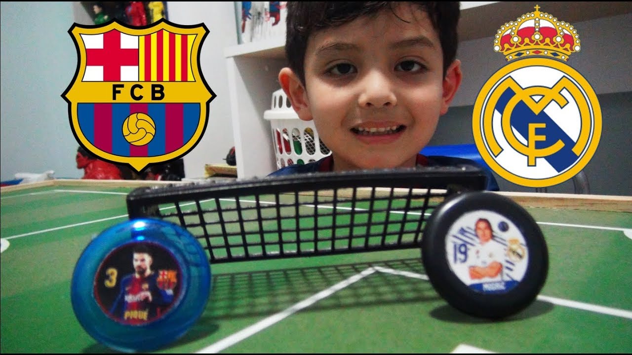 Canal do Gu ! - Barcelona x Real Madrid - Futebol de Botão