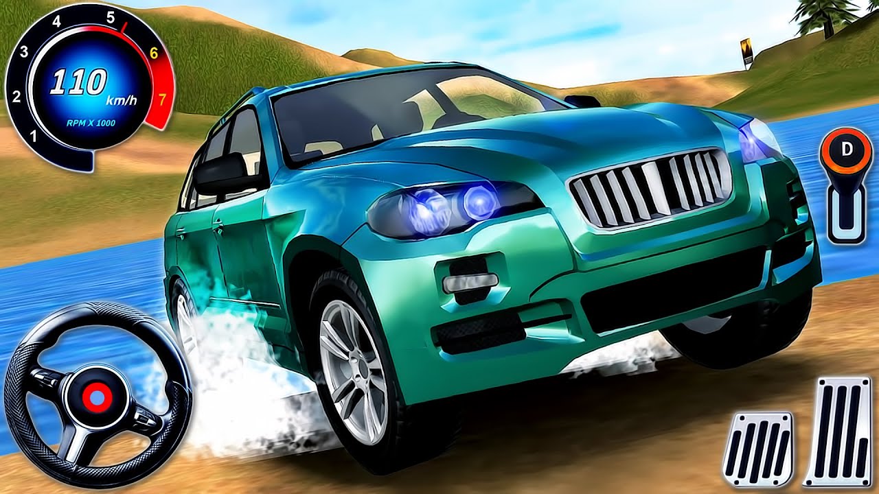 Offroad 4x4 BMW X6M Drive 3D - Extreme SUV Hummer Driving Simulator - Android GamePlay #12