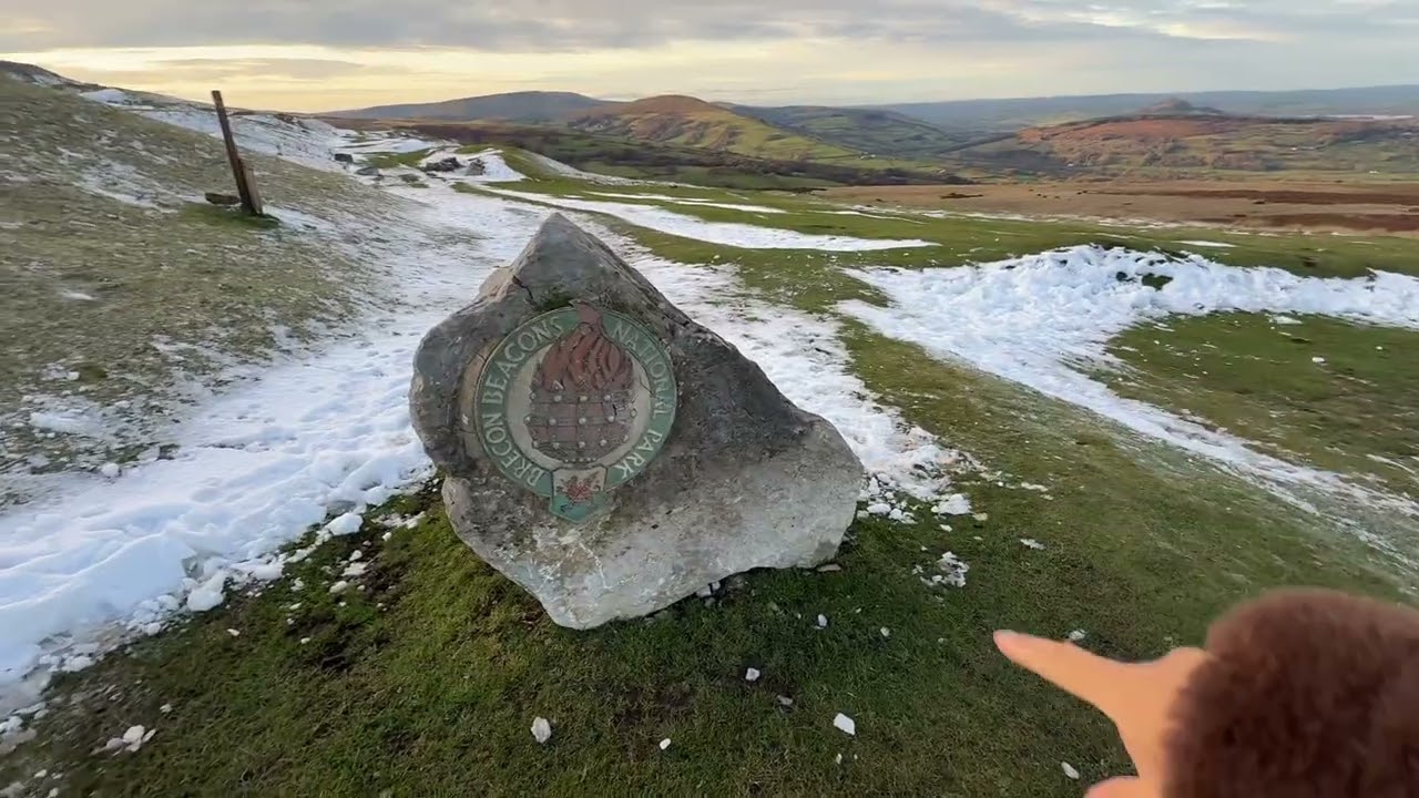 South West Wales Road Trip, UK | Snowfall at Brecon National Park & Countryside Drive