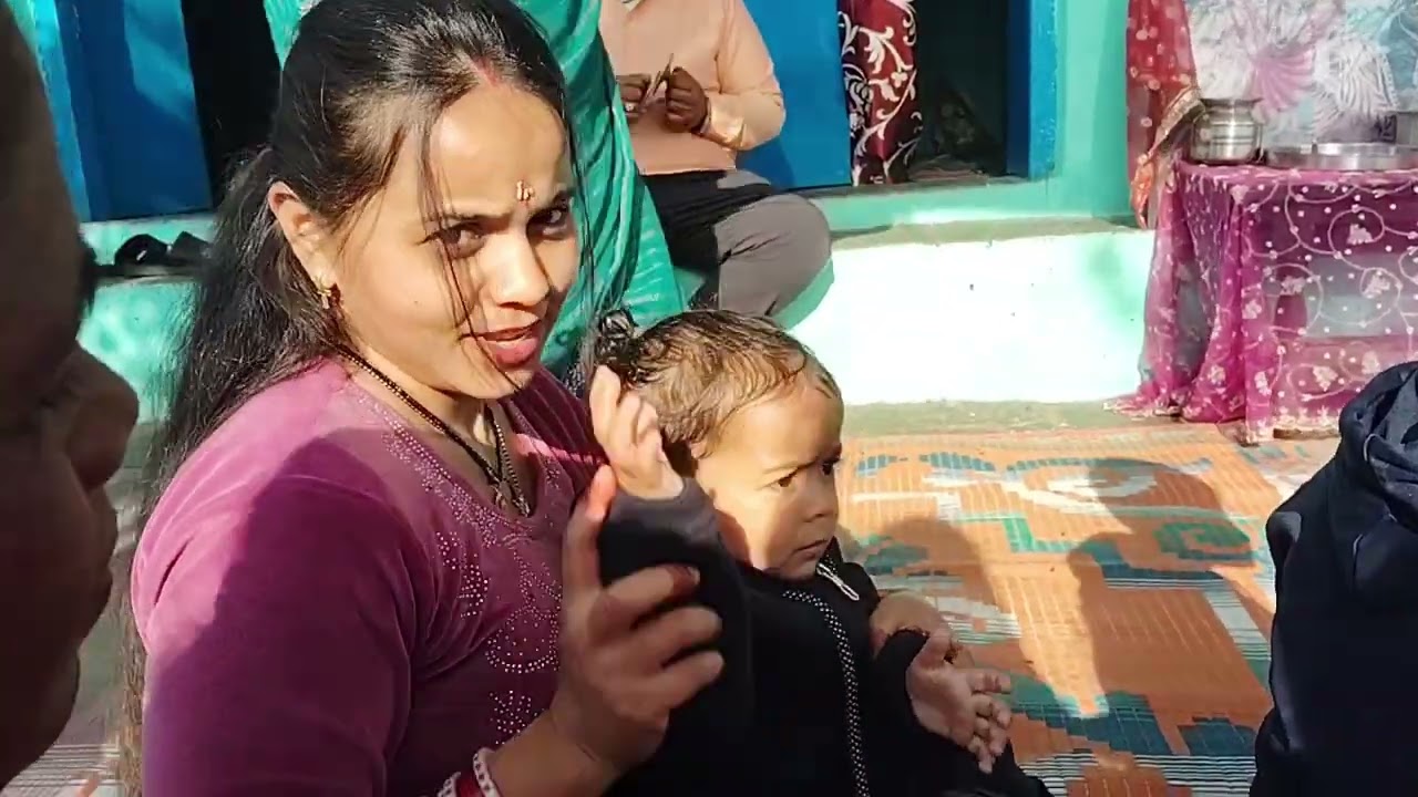 Duggu ka mundan ❤ #pahadiculture #pahadilifestyle #youtube #longvideo #viral #likeandsubscribe #bhai