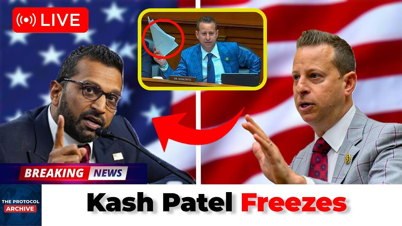 Jared Moscowitz Drops Epstein Files — Kash Patel Goes Silent for 23 Seconds