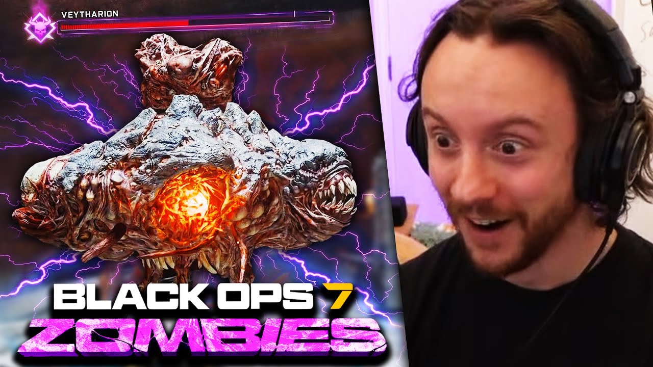 ASHES OF THE DAMNED BOSS FIGHT & END CUTSCENE LIVE REACTION! (Black Ops 7 Zombies Easter Egg React)