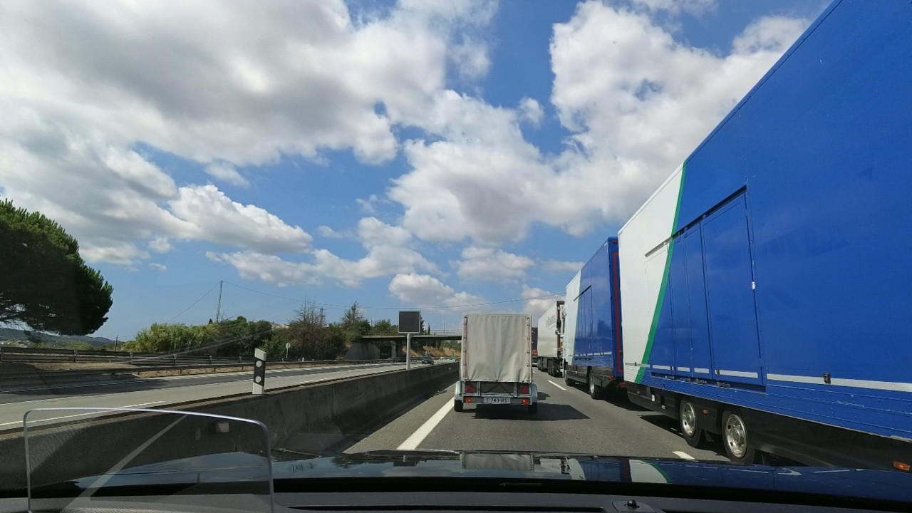 스페인 고속도로는 무료?, Driving Figueres to Barcelona