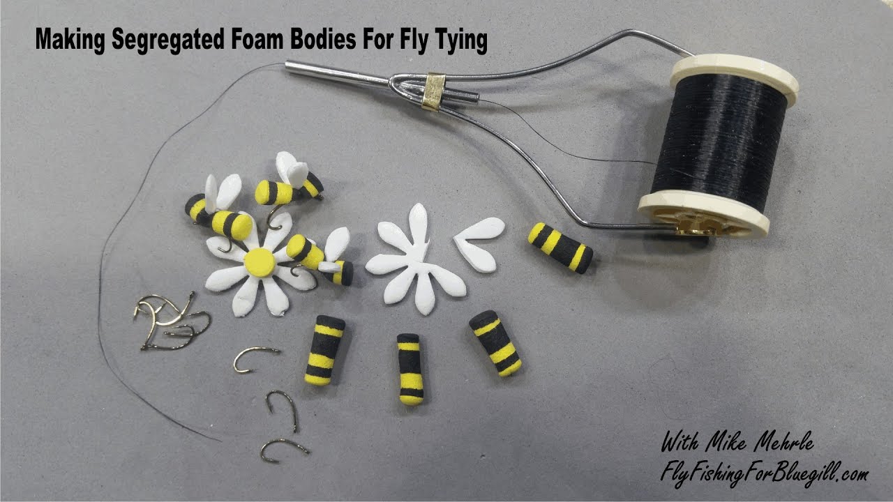 Making Foam Bodies For Fly Tying With Craft Foam