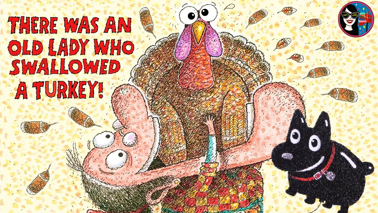 Жила-была старушка, которая проглотила индейку 🦃 | ЧИТАТЬ В СЛУХ