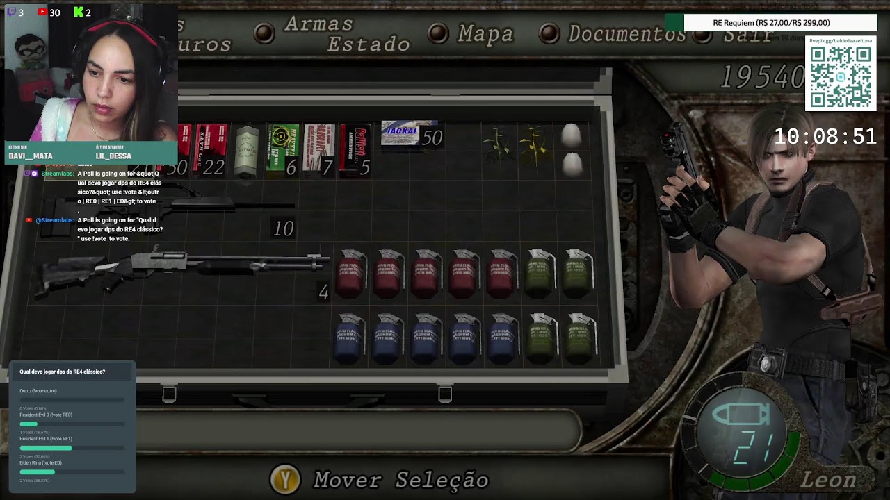 Resident Evil 4 clássico - !pix !setup !discord