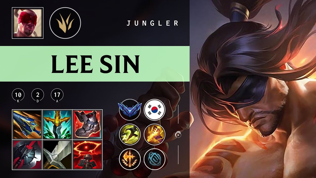 Lee Sin Jungle vs Shen - KR Diamond Patch 25.24