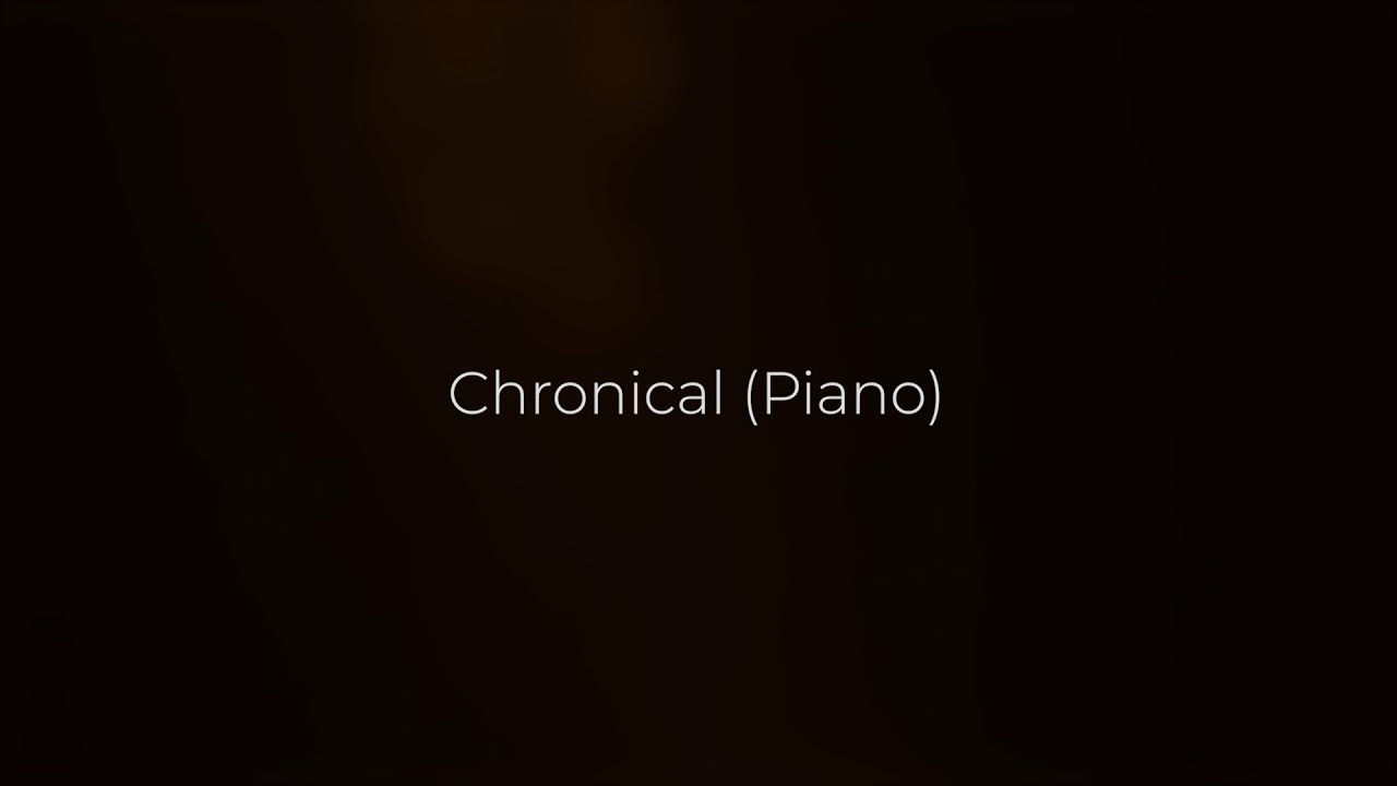 NIANDRAZ - Chronical (Piano) (Lyric Video)