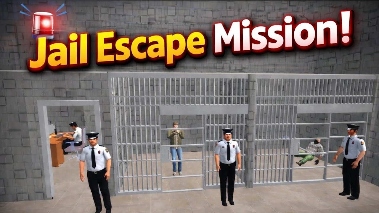 🚨 Prison Escape Game | Jail Break Mission 😱 Police vs Prisoner Gameplay | Issu Boy OT