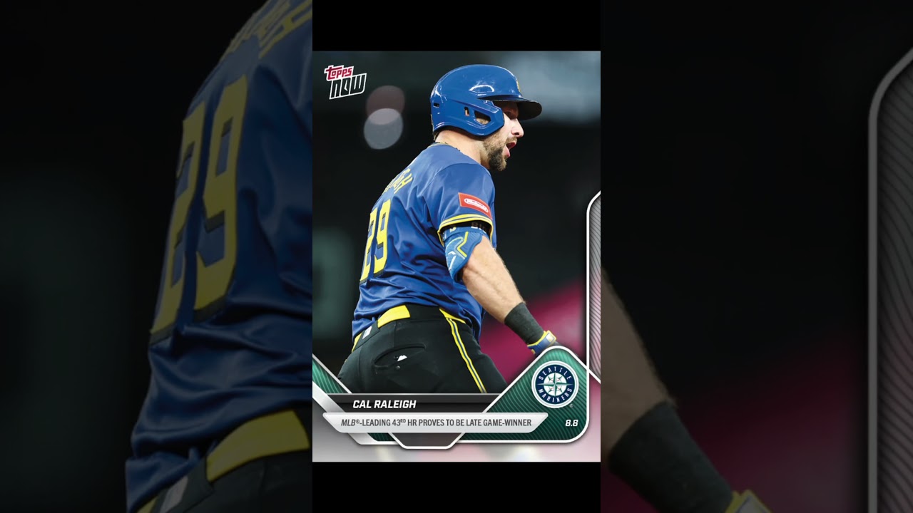 2025 Topps Now Baseball Cards Day 122 (8/9/25) *Cal Raleigh keeps blasting HR's!*