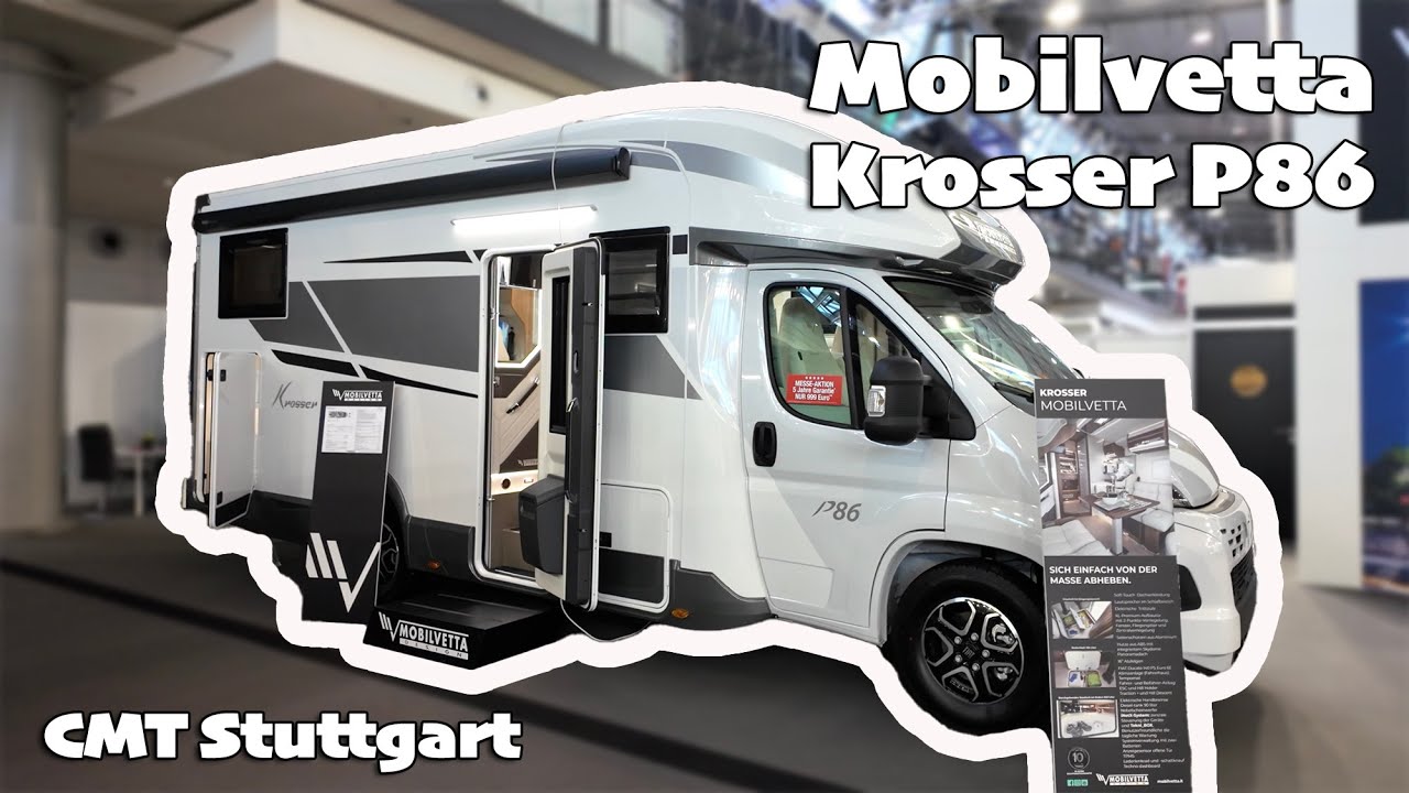 👉 Mobilvetta Krosser P86 | double floor, twin beds and maximum comfort