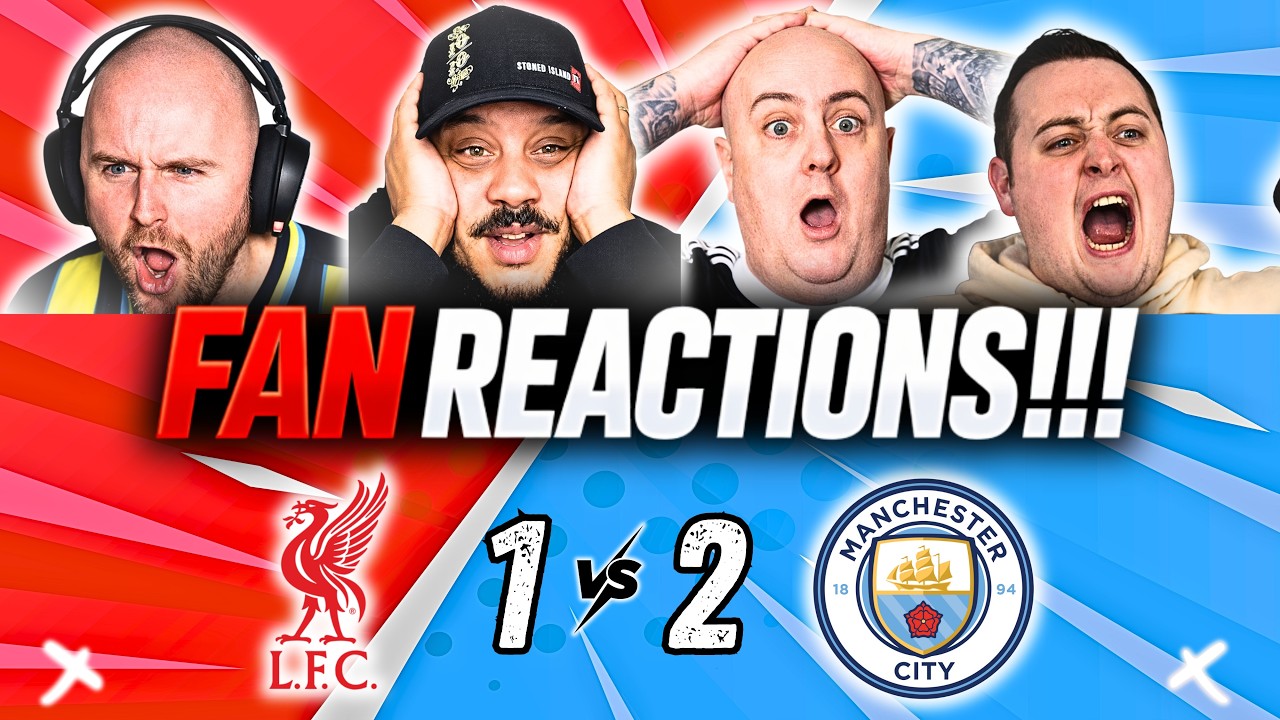 Arsenal & Liverpool Fans MELTDOWN🤬 City Fans EXPLODE 🔥 | Liverpool 1–2 Man City