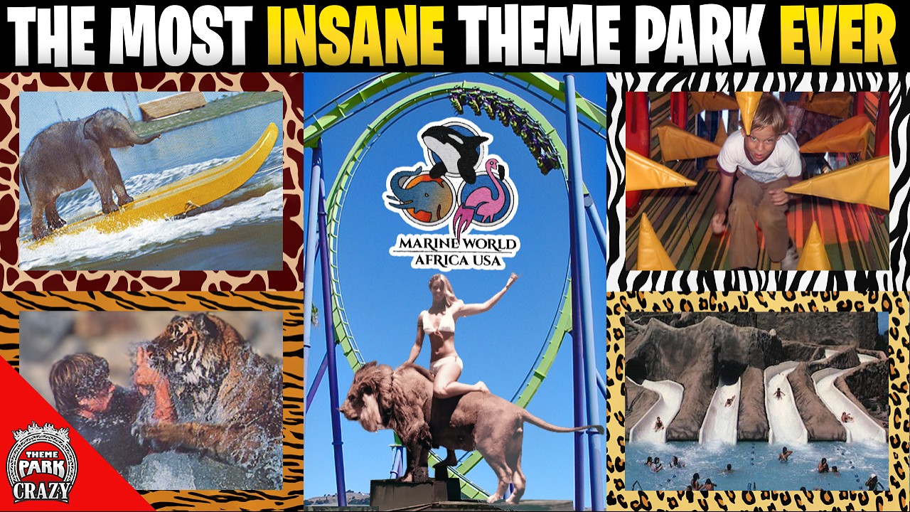 Самый БЕЗУМНЫЙ тематический парк в истории: Marine World Africa USA