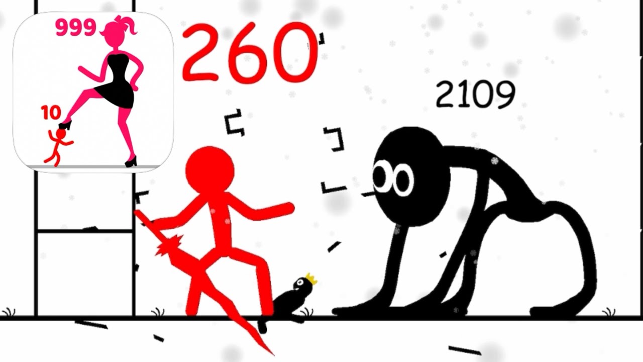 Stick Hero - Tower Defense - All Levels Gameplay Android, iOS