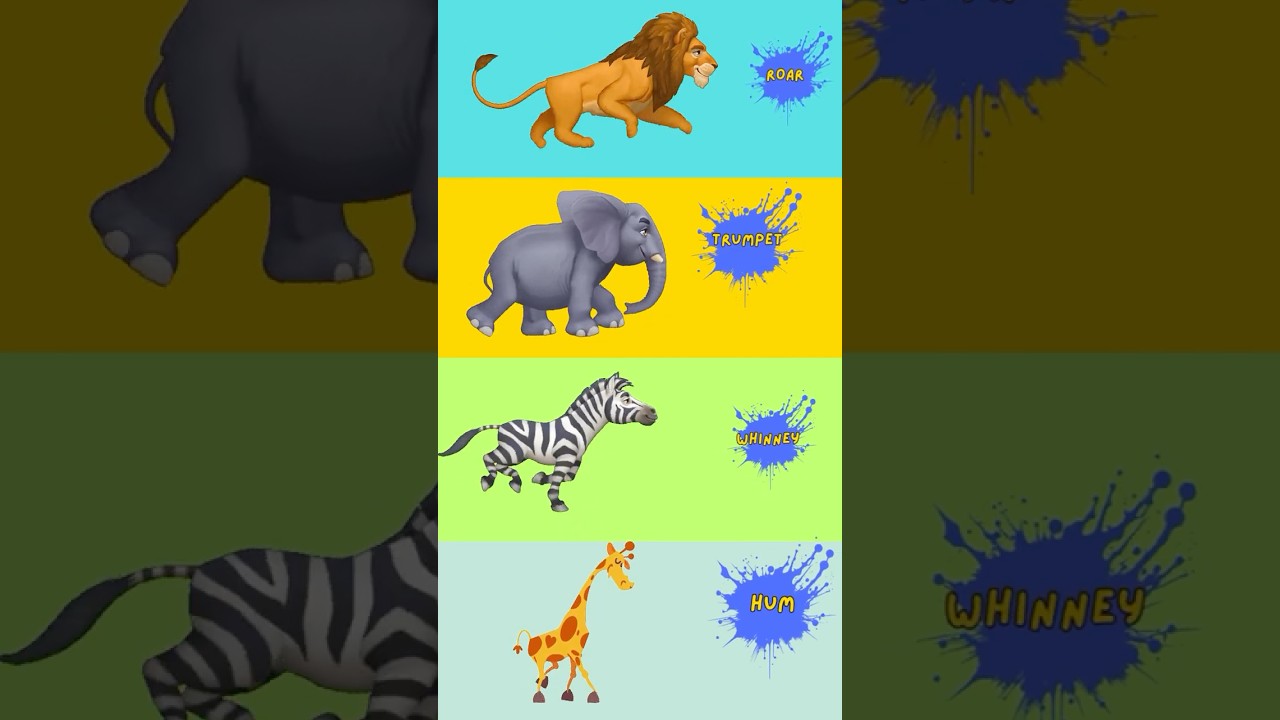 Safari Animal Sound for toddlers | Preschool Song 