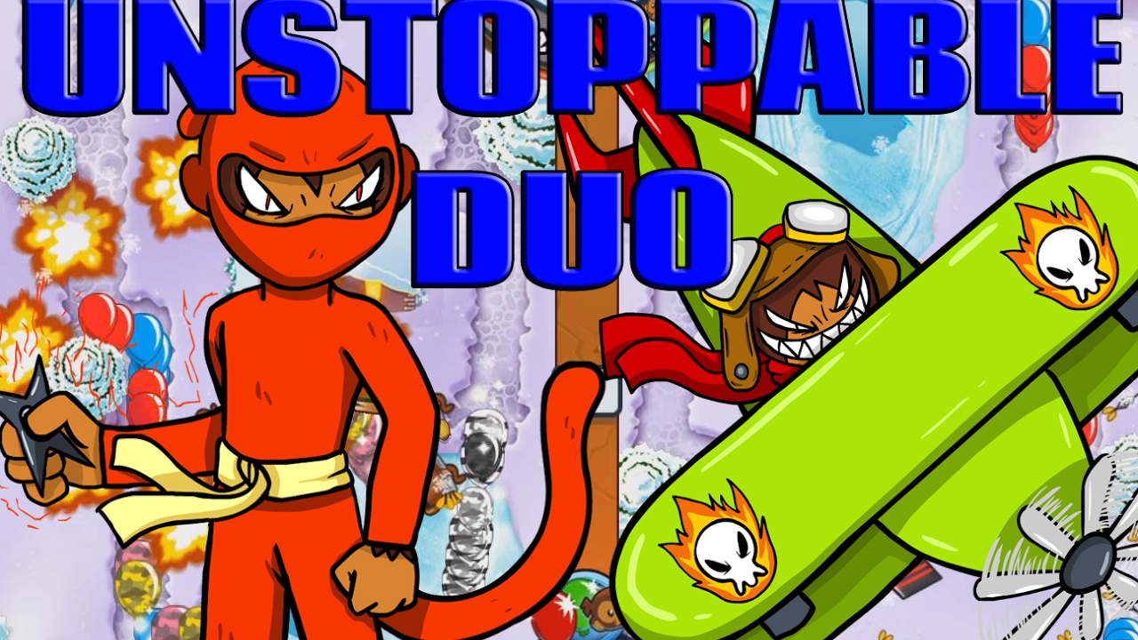 UNSTOPPABLE DUO DOMINATION! Monkey Ace + NINJA = DEATH - Bloons TD Battles
