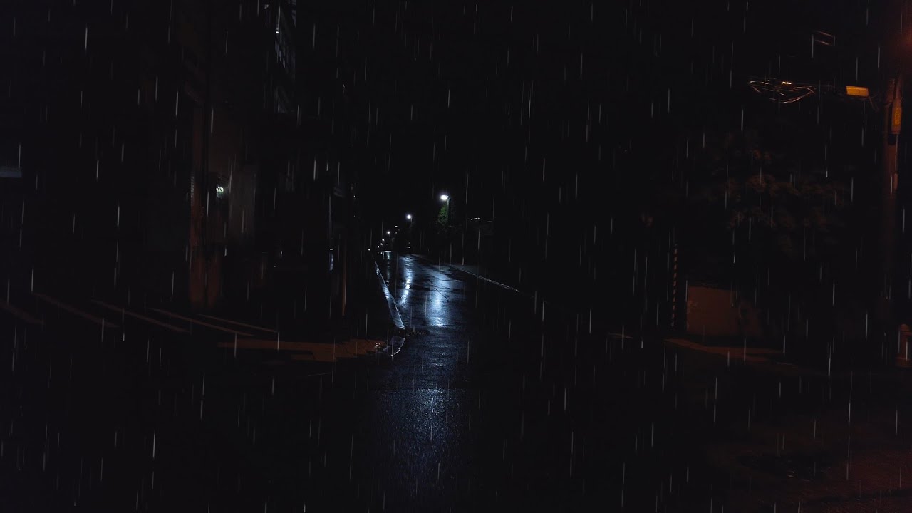 【4K】2022 日本 北海道 札幌 豊平区 月寒 周辺 雨の降る真夜中 散策【Binaural Audio】