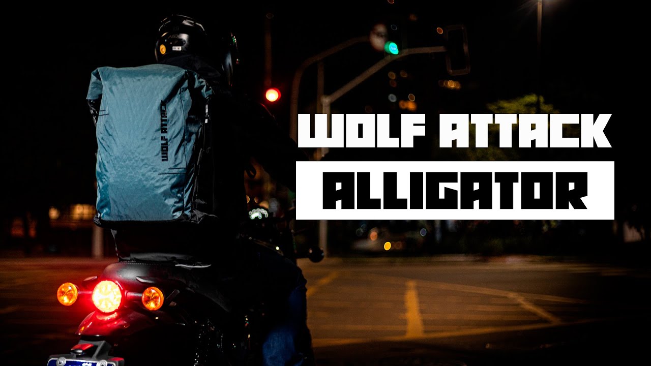 Mochila Impermeável Wolf Attack Alligator