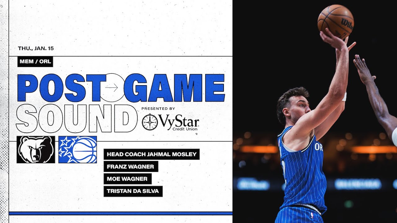 POSTGAME SOUND: MEMPHIS GRIZZLIES VS. ORLANDO MAGIC | COACH MOSE , FRANZ, TRISTAN  & MORITZ