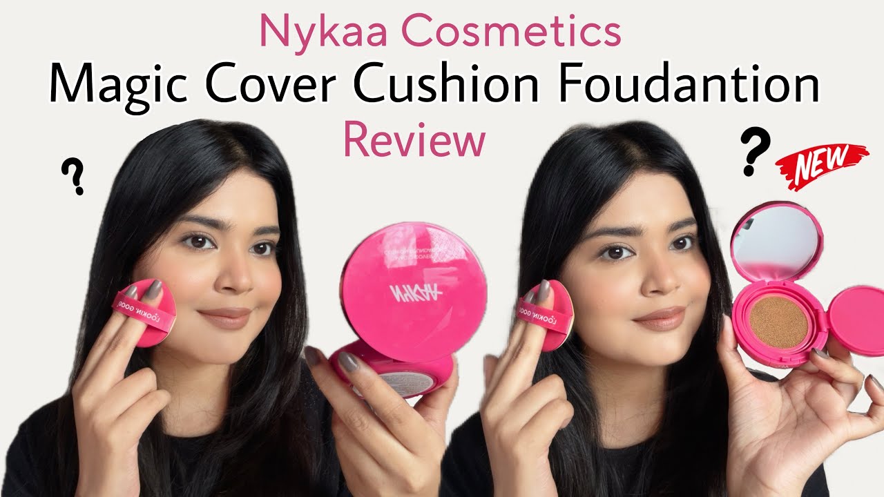 This New Nykaa Cushion Foundation Surprised Me! 😲| Nykaa Magic Cover Cushion Foundation review #new