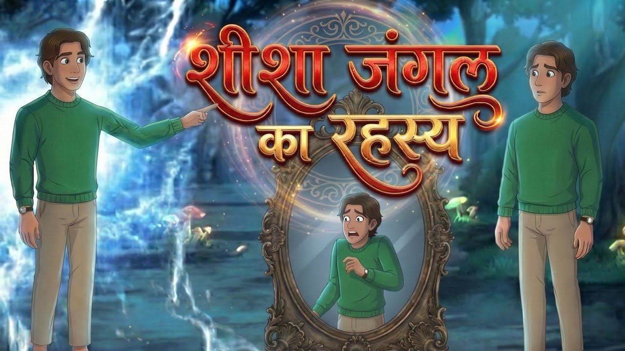 इस जंगल में शीशा सच दिखाता है 😨 | Moral Story | Shinu Toon