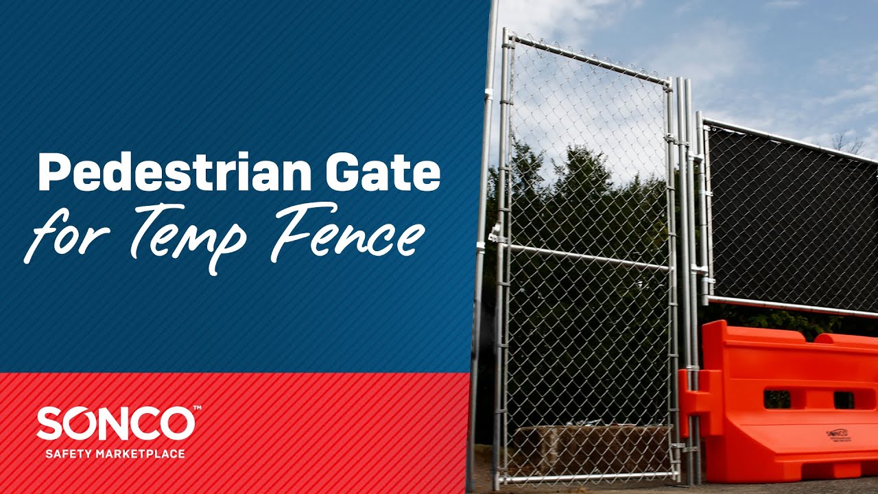 Pedestrian Gate for Temporary Fence | SONCO