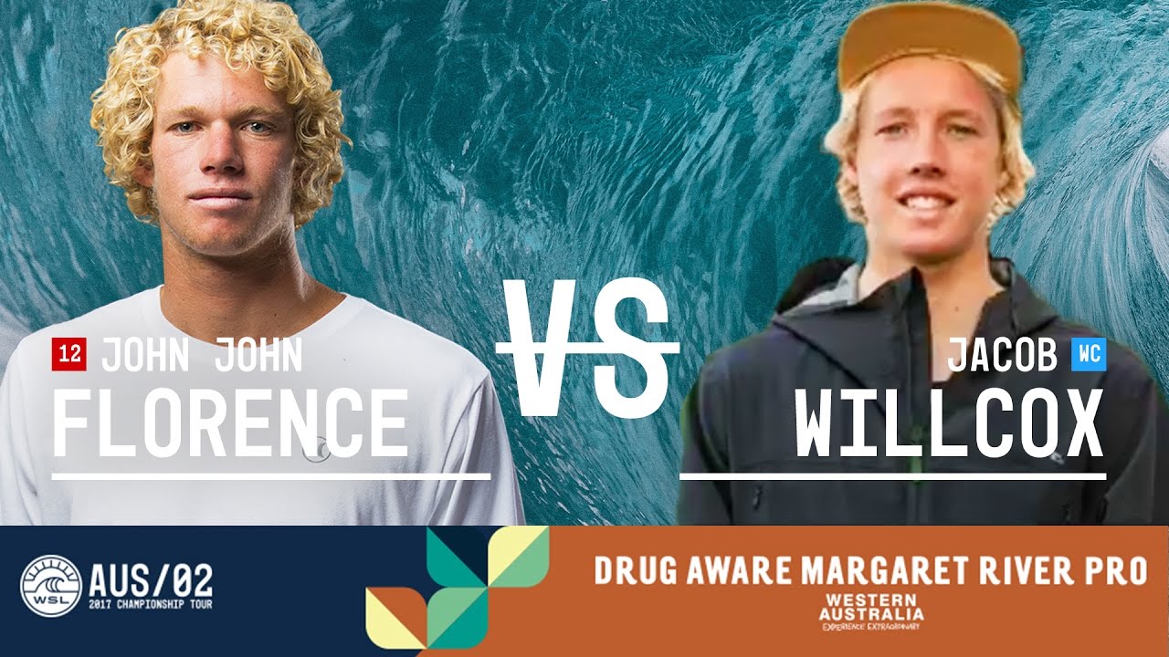 John John Florence vs. Jacob Willcox - Round Three, Heat 6 - Drug Aware Margaret River Pro 2017