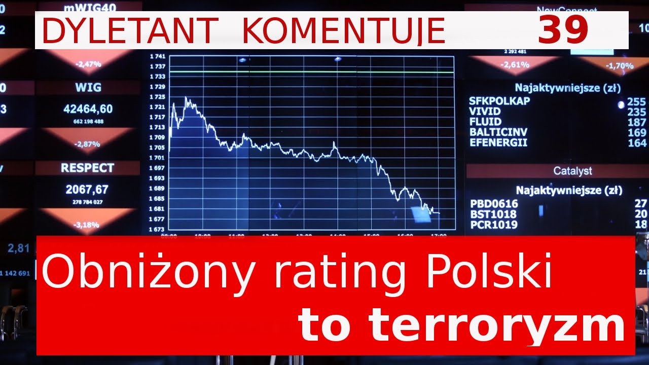 [archiwalny] Obniżony rating Polski, to terroryzm | Dyletant komentuje odc.39