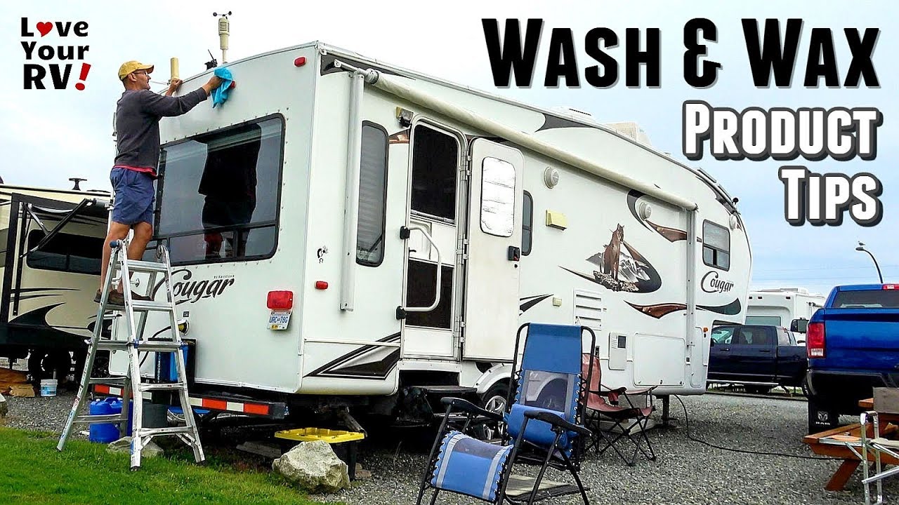 Cleaning and Waxing the RV - Products I Like to Use