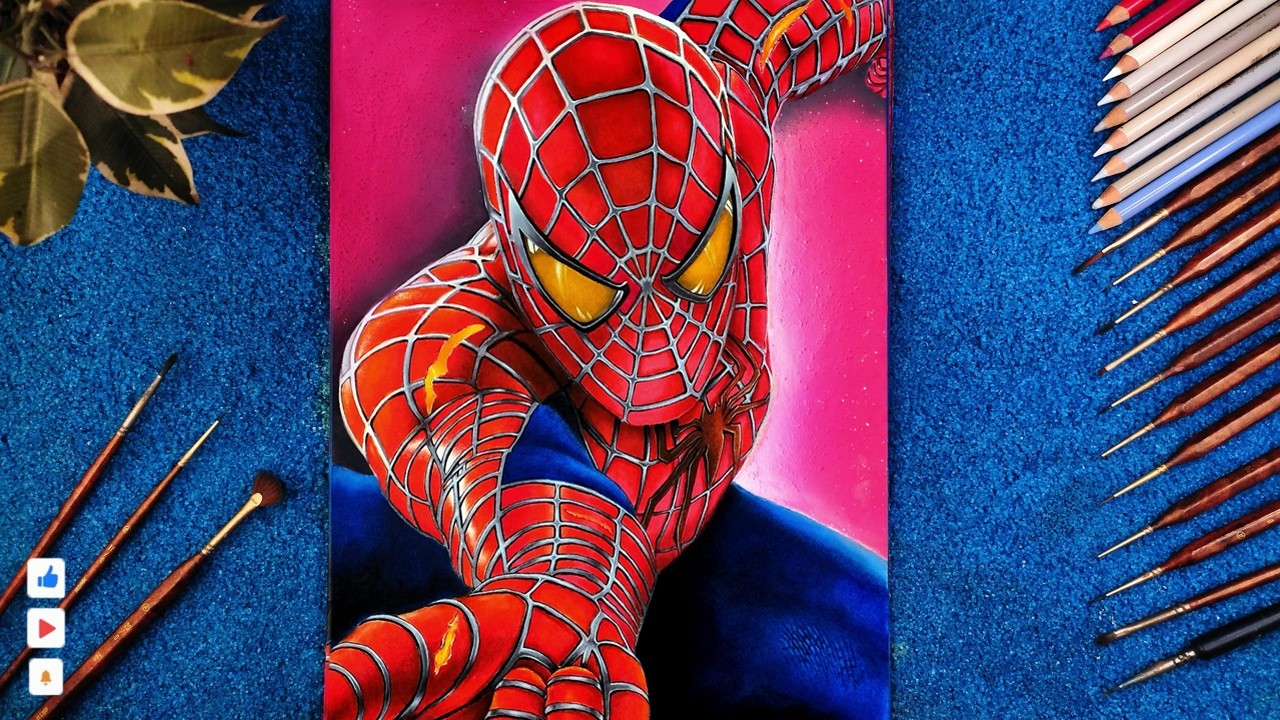 How to drew Spider-Man | Sam Raimi Suit | arturzza | #spiderman2 #spiderman #art