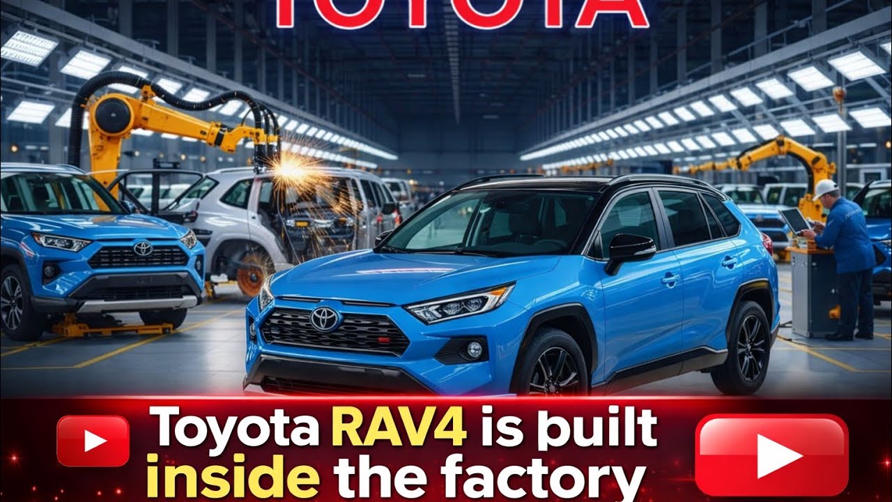 How Toyota RAV4 is built inside the factory step by step manufacturing and assembly process of the