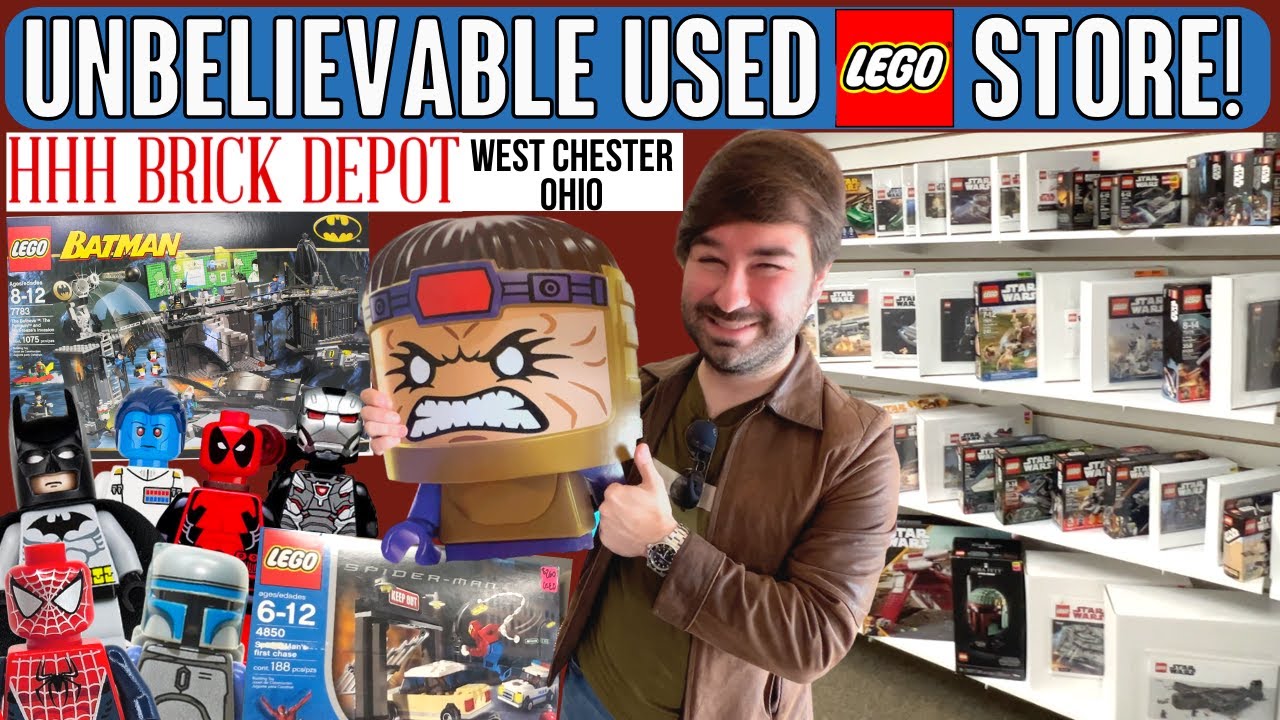 The BEST Used LEGO Store EVER?! - HHH Brick Depot Store Tour