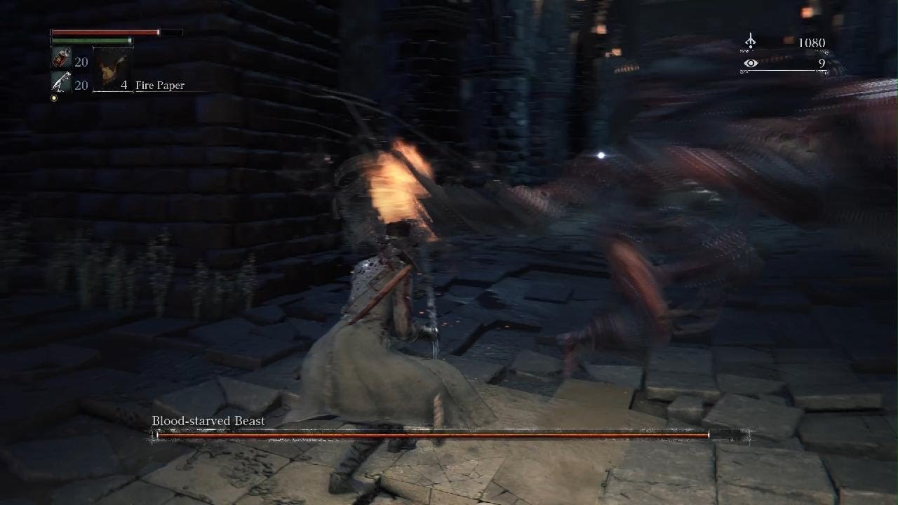 Bloodborne - No guns - Blood-starved Beast