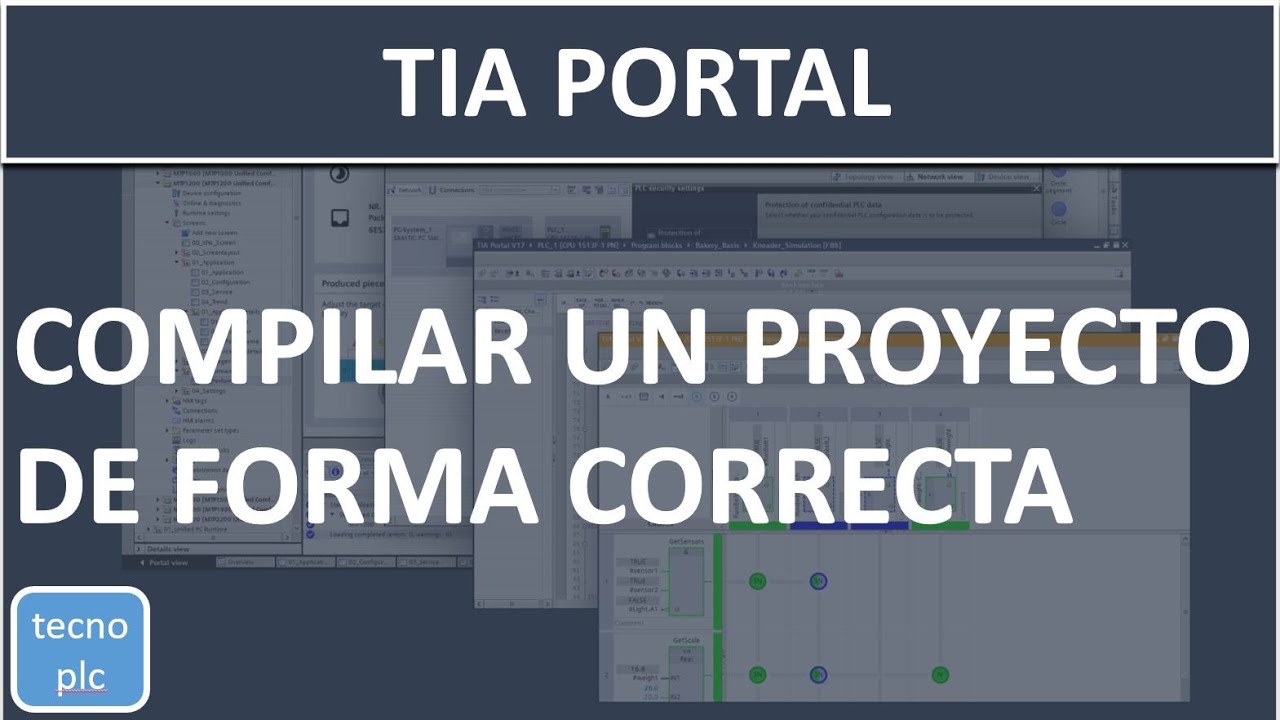 Compilar un proyecto en TIA Portal