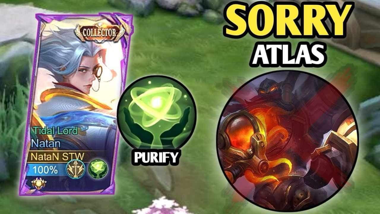 COUNTER ATLAS USING PURIFY | EXPLAINED TUTORIAL | GOLD LANE | MLBB