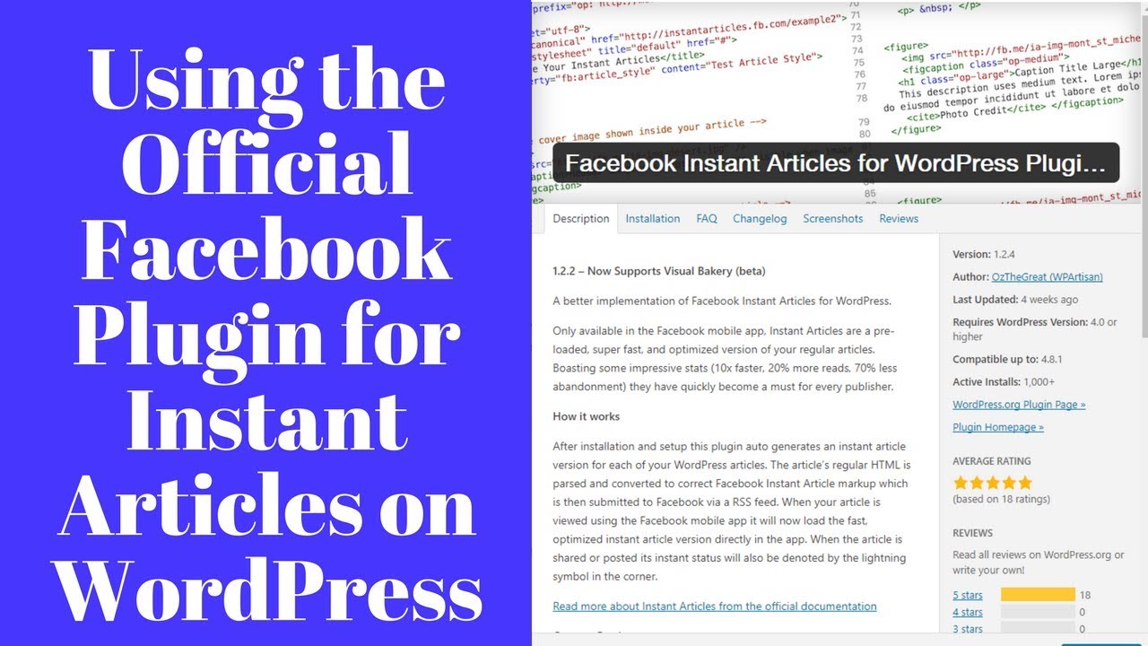 Using The Official Facebook Wordpress Plugin