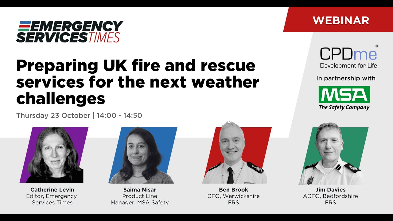 Preparing UK fire and rescue services for the next weather challenges