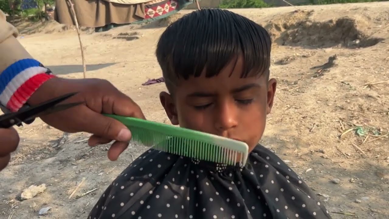 ASMR Transformation, Full Haircut, Relaxing Head Massage | ROADSIDE BARBER ✂️