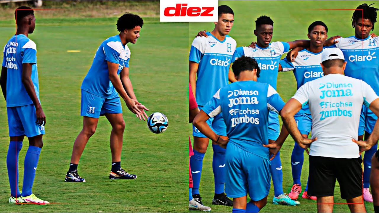 Así fue el entrenamiento de Honduras Sub 17 previo al Mundial Qatar 2025