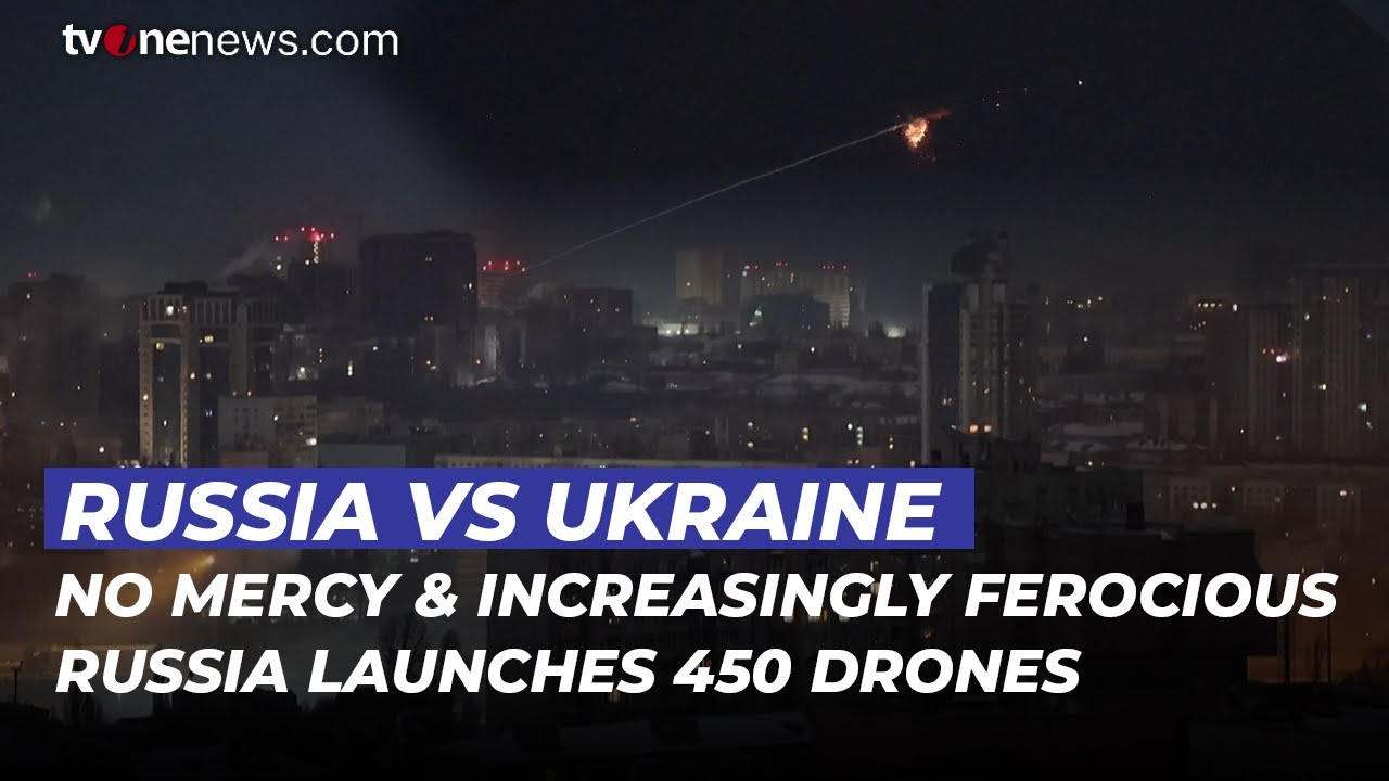 Russia’s Brutality Devastates Ukraine, 450 Drones Launched Without Mercy | OneNews Update