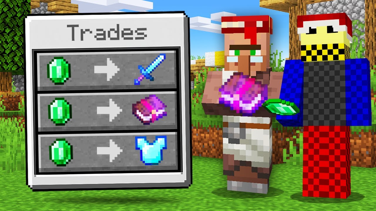 Villager Trading is OP in Minecraft Hunger Games!