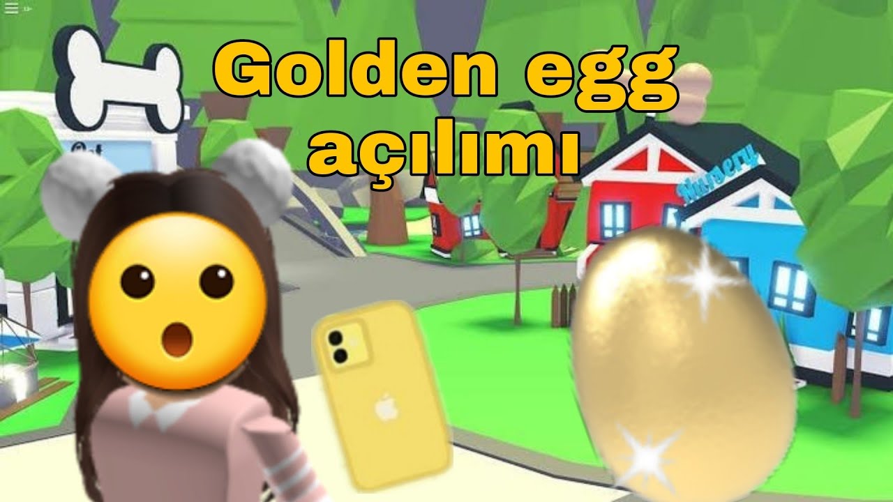 2. Golden Egg açılımı 😱😍 İçinden ne çıktı 🤔 | Adopt me | Roblox Türkçe