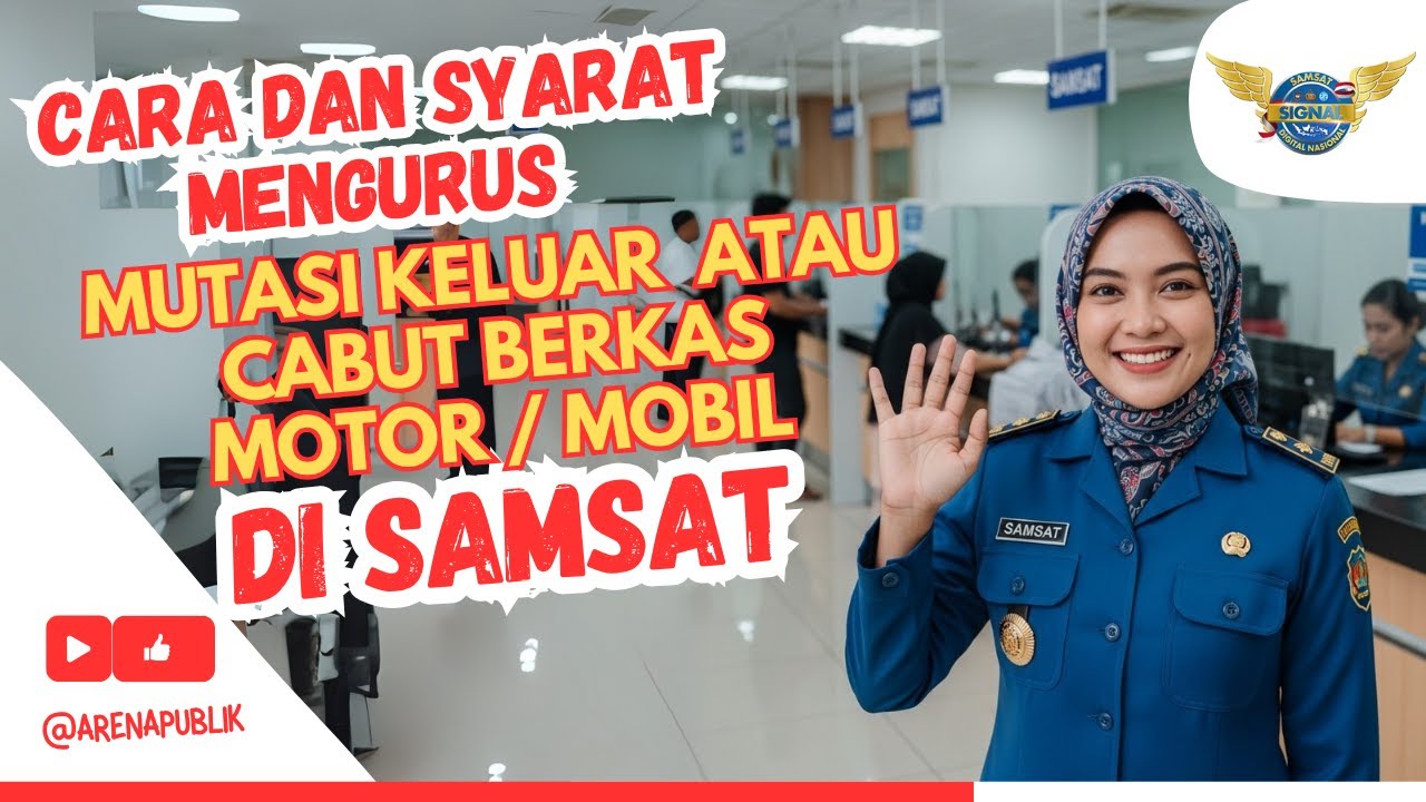 Cara dan Syarat Mutasi Keluar atau Cabut Berkas Kendaraan