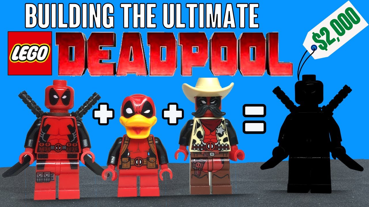 Building the ULTIMATE LEGO Deadpool Minifig! (This Cost Over $2,000 to Make)