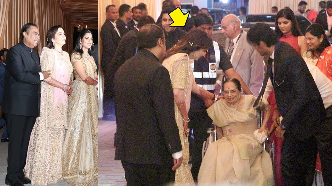 Nita Ambani Shows Respect For Dhirubai Ambani's Wife Kokilaben At Daughter Isha Ambani's WEDDING