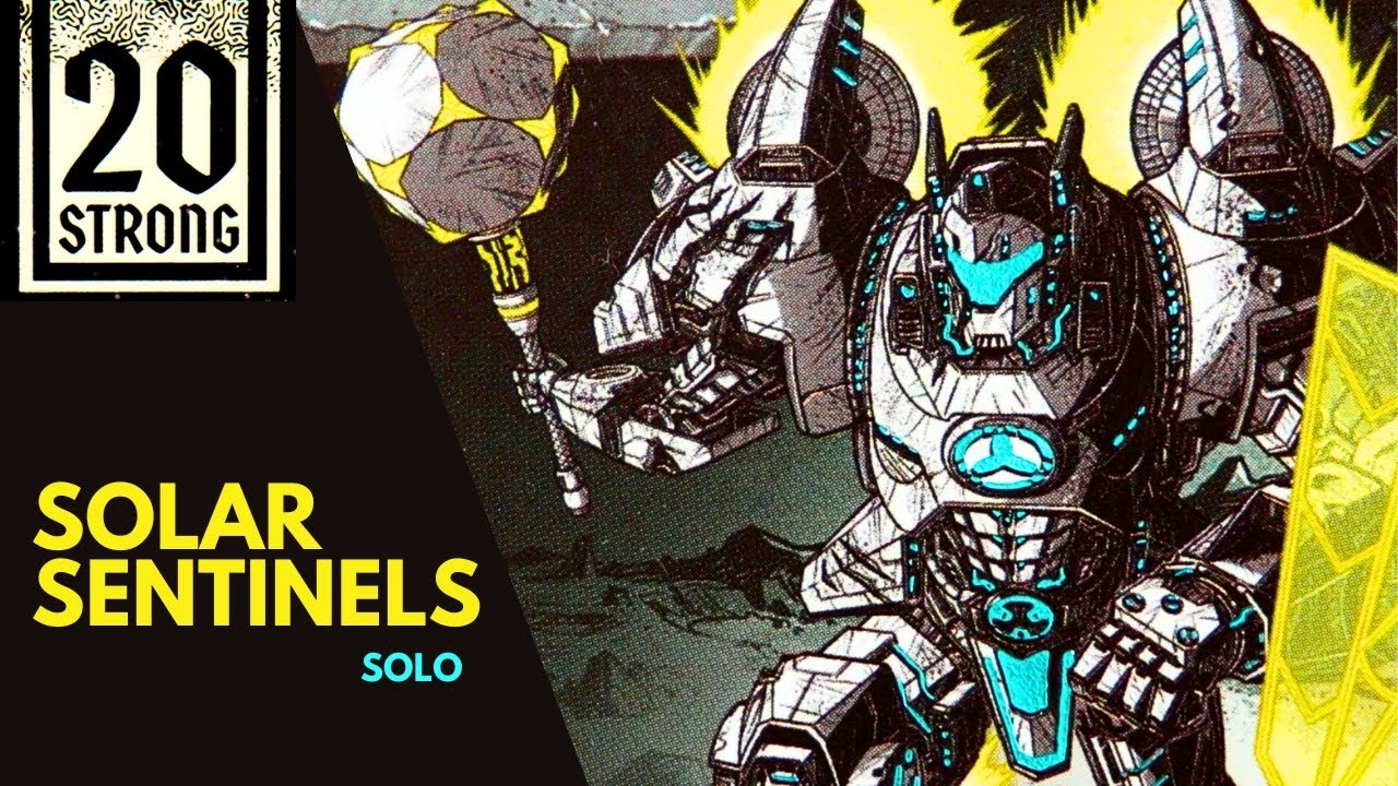 20 Strong: Solar Sentinels | Solo Board Game How-To Playthrough