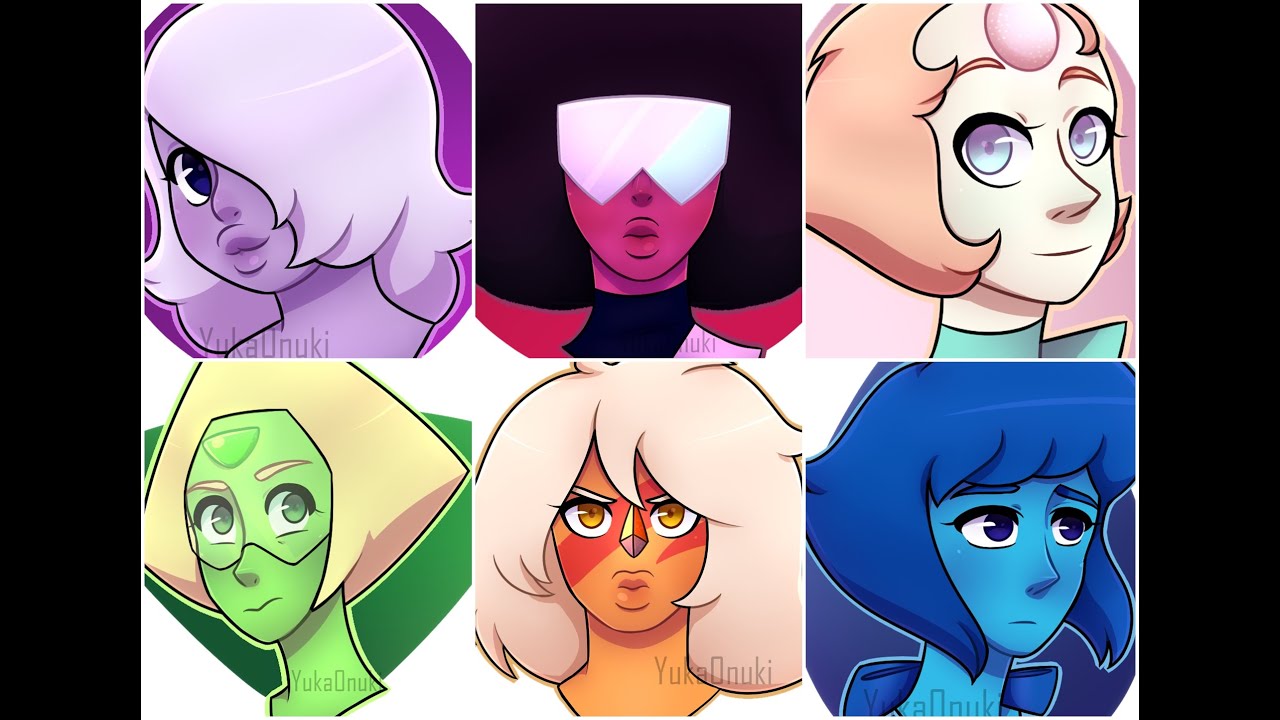 Steven Universe - Gems [ SPEEDPAINT ]