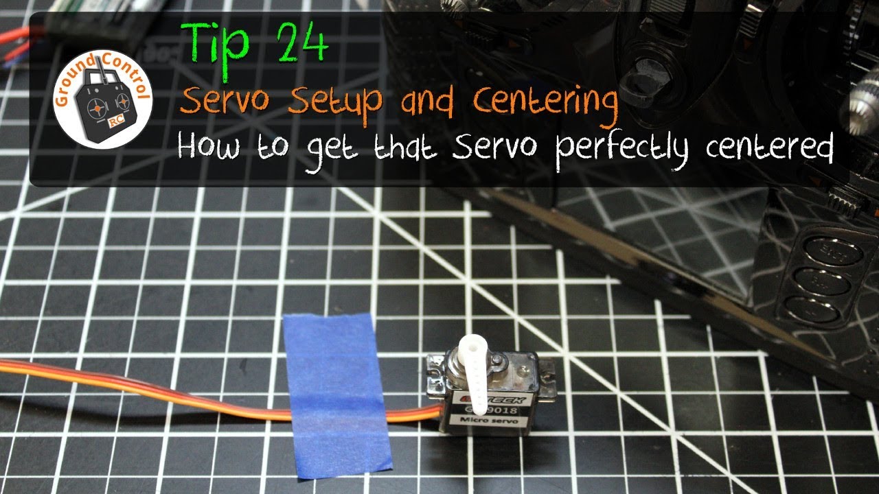 RC Tip #24 - Servo Setup & Centering - Get that Servo perfectly Centered